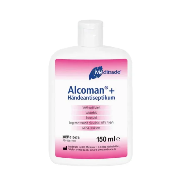 Meditrade Alcoman+ Händedesinfektionsmittel als Biozid – Bild 3