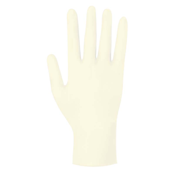 Meditrade Gentle Skin® grip Latex Untersuchungshandschuhe | Einweghandschuh | 100 Stk. Box – Bild 2