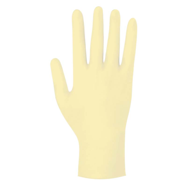 Meditrade Gentle Skin sensitive Latex Untersuchungshandschuhe | Einweghandschuh | 100 Stk. Box – Bild 2