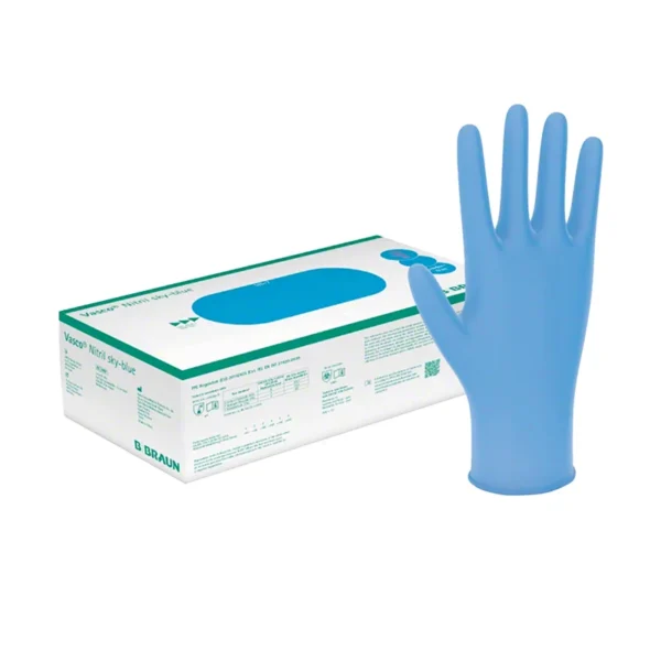 B. Braun Vasco® Nitril  Untersuchungshandschuhe | Einweghandschuhe | 100 Stk. Box
