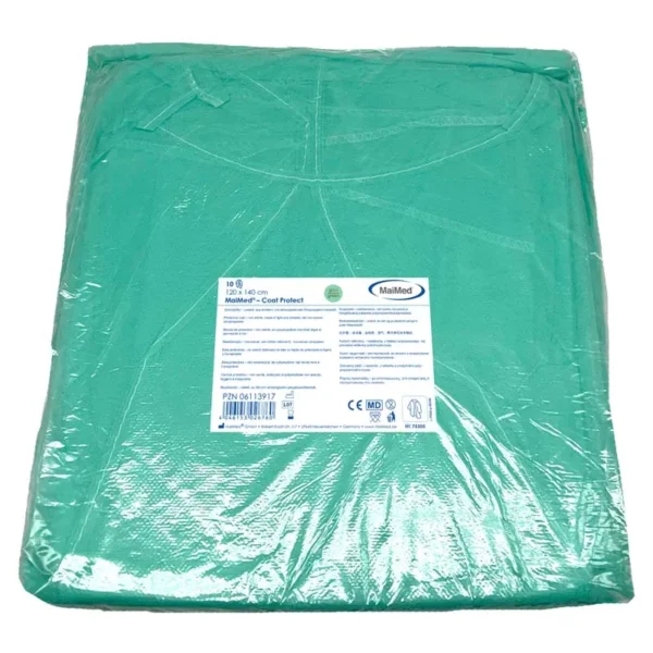 MaiMed® Coat Protect | Schutzkittel Vlies | 10 Stk./ Pkg. – Bild 2