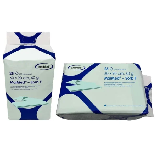MaiMed® Sorb F Krankenunterlage | Flocke | 60 x 90cm | 60 g | 25 Stk./ Pkg.