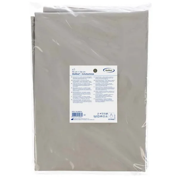 MaiMed® Schutzschürze | grau | 136cm x 90cm | 1 Stk./ Pack – Bild 2